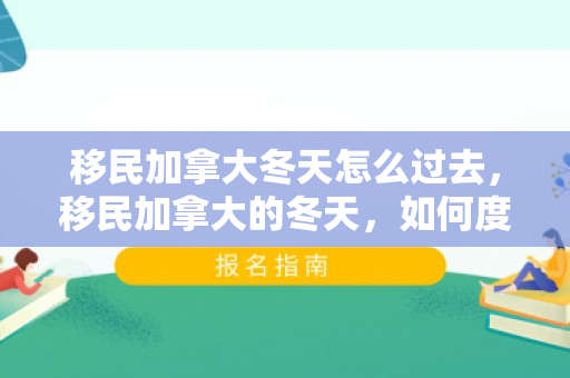 移民加拿大冬天怎么过去，移民加拿大的冬天，如何度过并找到乐趣