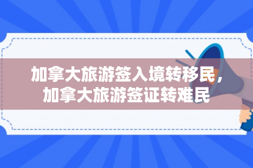 加拿大旅游签入境转移民，加拿大旅游签证转难民