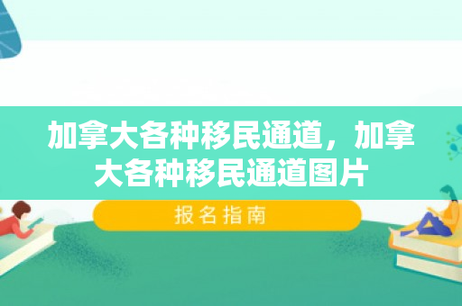 加拿大各种移民通道，加拿大各种移民通道图片